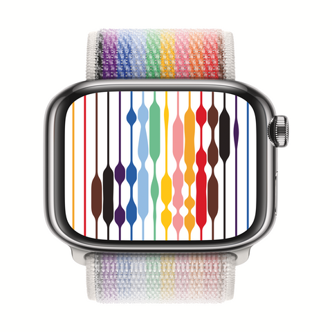 Apple watch sale sport loop pride