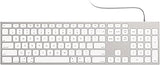 Pre Owned Clearance Open Box Wired Numeric Apple Magic Keyboard + Extension Adapter paired with Apple Magic Mouse 1st Generation Batteries Included