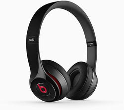 Beats by Dr. Dre Solo 2 Wired On-Ear Headphones Black/Red - NOT WIRELESS-3.5MM Audio Cable