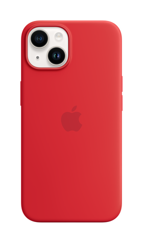 iPhone 14 Silicone Case with MagSafe (PRODUCT) RED