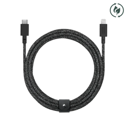 Native Union Belt Cable XL (USB-C to Lightning) Black BELT-CL-CS-BK-3-NP