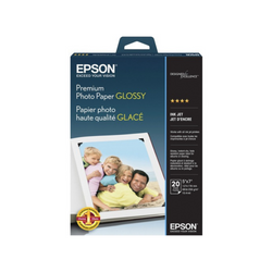 Epson Inkjet Photo Paper Glossy Borderless 5” x 7” 20 Sheets