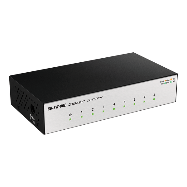 D-Link 8-Port Gigabit Metal Desktop Switch GO-SW-8GE 